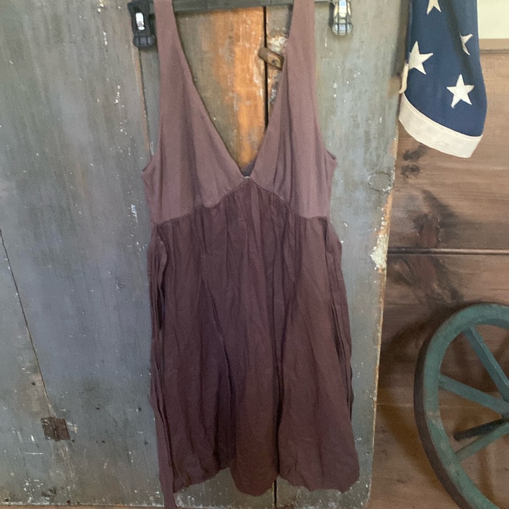 Anthropologie Velvet bubble hem sleeveless dress